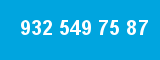 932 549 75 87 932 549 75 87